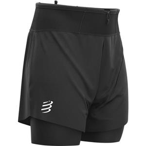 Sport Shorts Compressport Trail 2-in-1 Schwarz Herren