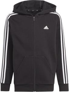 Adidas Sweatjacke U 3S FL FZ HOOD  schwarz/weiß 