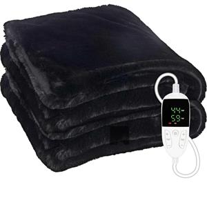 Electric Heating Blanket - Luxury Elektrische deken Zwart