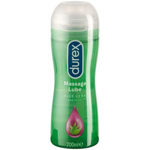 Durex Play 2-in-1 Massageolie en Glijmiddel 200 ml   - Doorzichtig