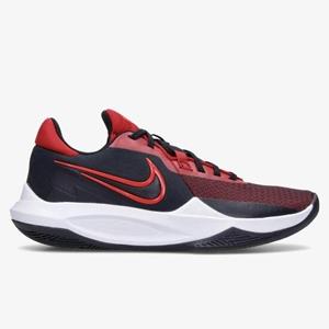 NIKE Precision 6 Basketballschuhe Herren 002 - black/university red-gym red