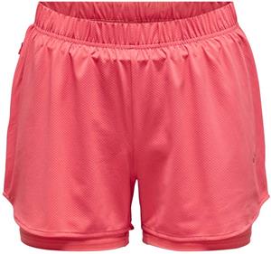 Only Frauen Shorts Mila Loose Train in orange