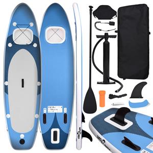 VIDAXL Sup-board-set Aufblasbar Marineblau 330x76x10 Cm