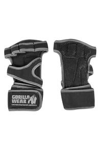 Gorilla Wear Yuma Krachtsport Handschoenen - Zwart / Grijs - S