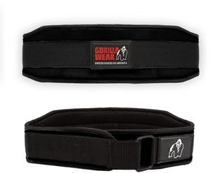 4 Inch Dames Lifting Belt - Zwart - S