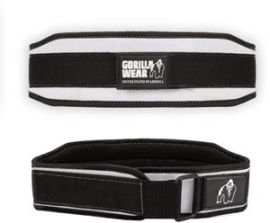 4 Inch Dames Lifting Belt - Zwart / Wit - S