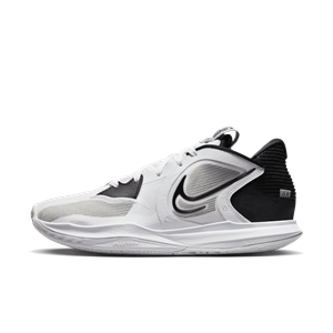 Nike-nba Kyrie Low 5 basketbalschoen voor heren, wit/zwart/wit/wolfgrijs