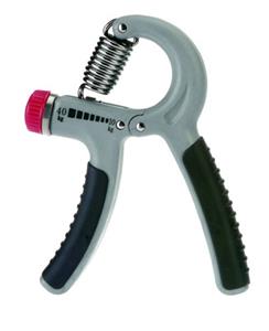 Instelbare handtrainer heavy l handknijper l grijs zwart