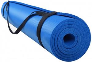 RS Sports Fitnessmat / trainingsmat NBR Easy  l blauw l 180 x 60 x 1,0 cm