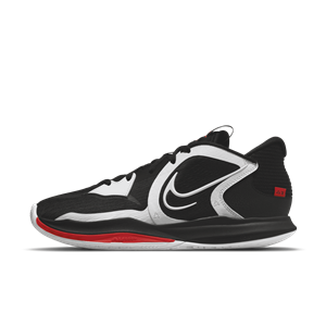 Nike-nba Kyrie Low 5 basketbalschoen voor heren, zwart/wit/chilirood