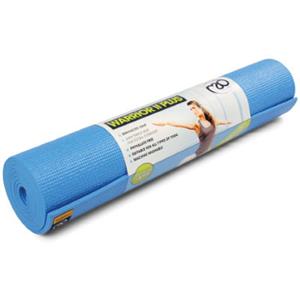 Fitness-Mad Warrior Yoga Mat (6mm) - Hellblau meliert}