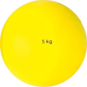 Stootkogel  van kunststof, 5 kg, geel, ø 135 mm