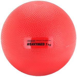 Gymnic Medicinebal Heavymed, 1.000 g, ø 12 cm, rood