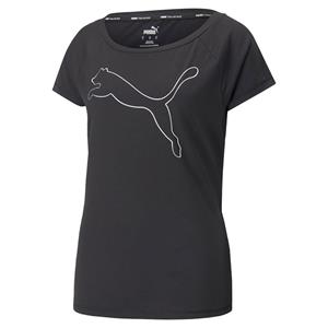 PUMA Train Favorite Jersey Cat Trainingsshirt Damen puma black