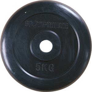 Sport-Thieme Halterschijven Rubber-coating, 5 kg