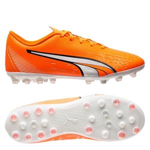 PUMA Ultra Play MG Supercharge - Oranje/Wit/Blauw Kids