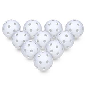 Floorball Set van 10 ballen, Wit
