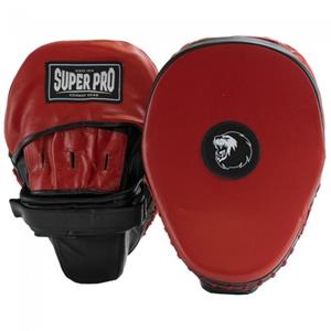 Super Pro Light Weight Gebogen Hook and Jab PU Handpads