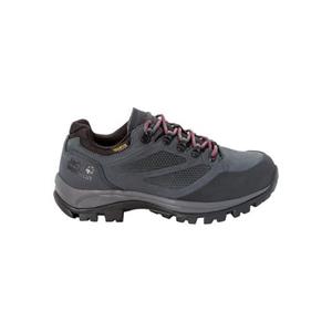 Jack Wolfskin Rebellion Texapore Low Women Waterdichte trekkingschoenen Damesgrijs grey / red