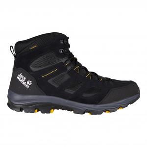 Jack Wolfskin Vojo 3 Texapore Mid Men Waterdichte wandelschoenen Herenzwart black / burly yellow XT