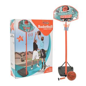 VidaXL Basketbalset Draagbaar Verstelbaar 180-230 Cm