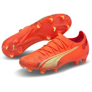 PUMA Ultra Ultimate FG/AG Fußballschuhe Damen fiery coral/fizzy light/puma black