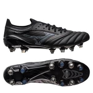 Mizuno Morelia Neo III Beta Elite SG Dark Iridium - Zwart/Iridescent/Zwart