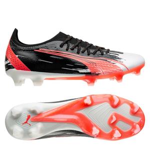 PUMA X Unisport Ultra Ultimate FG/AG Ran out of ink - Wit/Rood/Zwart LIMITED EDITION