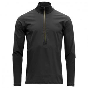 Devold - Running Merino Cover Zip Neck - Hardloopjack, zwart