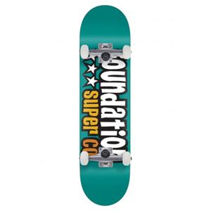 Foundation 3 Star Teal skateboard complete
