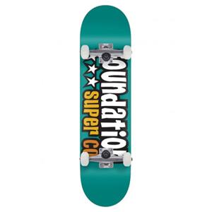 Foundation 3 Star Teal skateboard complete