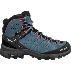Salewa Alp Trainer 2 Mid GTX - Trekkingschuhe - Damen Java Blue / Fluo Coral 38