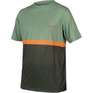 Endura SingleTrack Core Tee Cycling Jersey Green