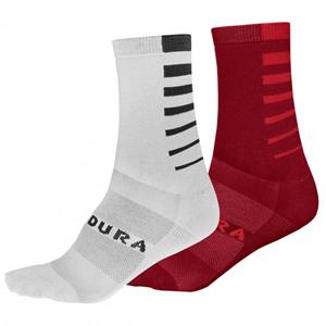 Endura - Coolmax Stripe Socken Doppelpack - Radsocken