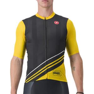 Castelli Club Sport Racing Competizione Jersey SS22 - Black-Yellow}