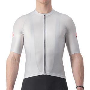 Castelli Aero Race 6.0 Jersey SS22 - Silver Grey-White}