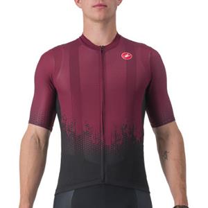 Castelli Confine Competizione Jersey SS22 - Black-Bordeaux}