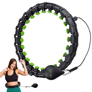 Weighted Hoelahoep assage Hoela Hoep - Fitness Hula Hoop Met Gewicht - 1,6 Kg - Verstelbaar