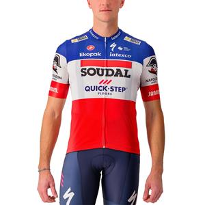 Castelli SOUDAL QUICK-STEP Shirt met korte mouwen Frans kampioen 2023, voor heren