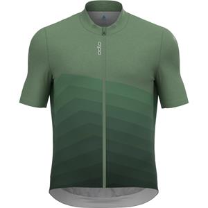 Odlo Heren Zeroweight Chill-Tec Aero Print Fietsshirt