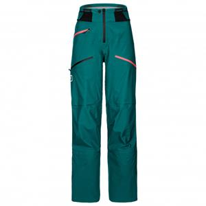 Ortovox 3L Deep Shell Dames Skibroek Pacific Green