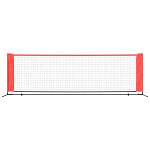 Vidaxl Tennisnetz Schwarz Und Rot 300x100x87 Cm Polyester