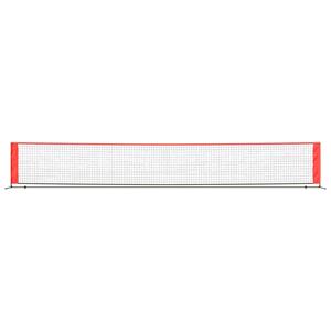Vidaxl Tennisnetz Schwarz Und Rot 600x100x87 Cm Polyester