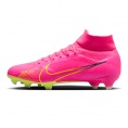 Nike Zoom Mercurial Superfly 9 Pro FG pink/gelb Größe 44
