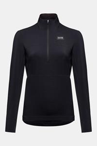 Gore Wear TrailKPR Hybrid 1/2-Zip Trui Dames Zwart