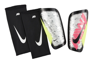Nike Schienbeinschoner Mercurial Lite XXV - Grau/Pink/Neon/Schwarz