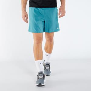 Nike challenger hardloopshort blauw heren