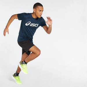 Asics Core Logo T-Shirt - Blue- Heren