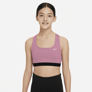 Swoosh Sport-bh voor meisjes - Roze