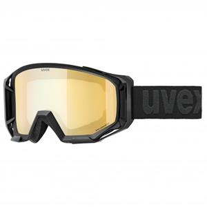 Uvex Athletic CV Bike Farbe: 2330 black matt, mirror gold/colorvision yellow S1))